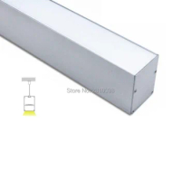 20 X 1 M Sets/Lot 50x70 U type aluminium led housing extrusions w/driver place and office lighting led alu profile for pendant