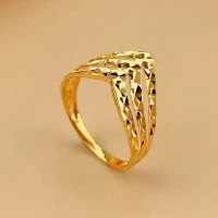 3 LINE V SHAPE KLCC RING EMAS 916