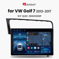 Junsun X7 PRO 11.5“ 2K AI Voice Wireless CarPlay Android Auto Car Radio for VW Volkswagen Golf 7 2013-2017 Multimedia autoradio