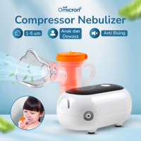 TaffOmicron Nebulizer Compressor Nebu Inhaler Uap Obat Terapi Pernapasan Asma Anak Dewasa - SZ5