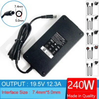 19.5V 12.3A 240W 7.4mm*5.0mm Laptop Ac Adapter Charger For Dell G3 3579 3779 15 17,G5 5587 5590 15,G7 7588 7590 7790 15 17