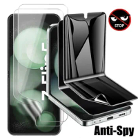 2PCS Hydrogel Film For Samsung Galaxy Z Flip 5 Privacy Screen Protector on Galaxy Z Flip 4 Flip3 Z Flip5 Anti Spy Film Not Glass