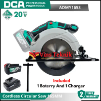 Mesin Gergaji ADMY 165 Circular Saw Cordless Brushless DCA ADMY165 - 1 BATERAI
