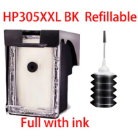 Compatible Refillable Ink Cartridge For HP305 305XL 305XXL Deskjet 2710 2720 2721 2722 2723 2724 2725 2726 2727 2729 Printer
