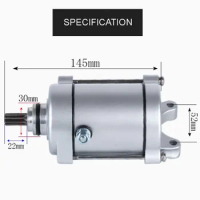 high quality Motorcycle Engine Electric Starter Motor fit for Honda CG110 CG125 CG150 125cc 150cc En