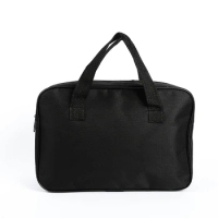 Black Organizer Bag Storage Handbag Nylon For Car Air Compressor Pump Automotive Tools Case