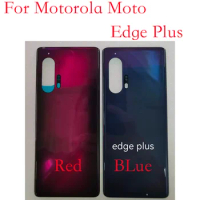 1pcs New Cover For Motorola Moto Edge Plus Back Battery Cover Door Rear Glass Housing Case For Moto Edge Battery Cover Housing