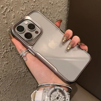 Luxury Transparent Soft Silicone Phone Case for iPhone 11 12 13 14 15 Pro X XR XS Max 7 8 Plus Matte Bumper Cases Cover