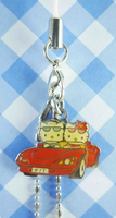 【震撼精品百貨】Hello Kitty 凱蒂貓 限定版手機吊飾-跑車 震撼日式精品百貨