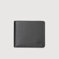 【BRAUN BUFFEL 德國小金牛】台灣總代理 羅格-A 4卡零錢袋皮夾-黑色(BF538-315-BK)