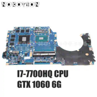 NOKOTION For HP OMEN 17-AN 17T-AN Laptop Motherboard I7-7700HQ CPU GTX 1060 6G 929516-601 929516-501 929516-001 DAG3BBMBCG0