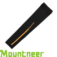【Mountneer 山林 中性 抗UV反光袖套 黑】 11K99/防曬袖套/防曬手套/自行車/機車