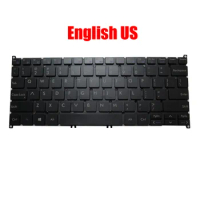Laptop Keyboard For AVITA Liber NS12A1 English US Traditional Chinese TW With Backlit Black New