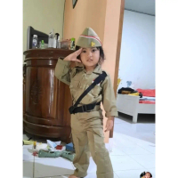 Seragam kostum baju profesi anak baju kostum anak pejuang kemerdekaan anak seragam profesi dinas pah