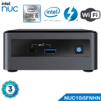 Intel NUC 10 Mini PC NUC10i5FNHN Mini Computer Core i5-10210U Processor Intel UHD Graphics Win10 Pro Card Reader WiFi6.0 4K