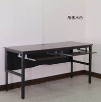 160環保低甲醛附鍵盤架電腦桌(附收線孔+調整腳墊)工作桌 書桌 辦公桌 型號DE1606-K 不買可惜