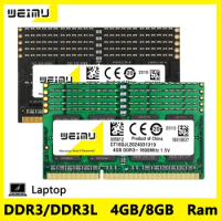 Wholesale 50Pcs DDR3 DDR3L 4GB 8GB Laptop Memoria Ram PC3 PC3L 12800 10600 8500 204Pin 1066 1333 1600Mhz SODIMM Memory RAM