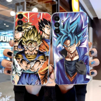 For Samsung A54 5G Coque Phone Case Anime D-Dragon Balls Goku Funda Duck Soft TPU Clear Cover For Samsung GalaxyA54 A 54 5G Capa