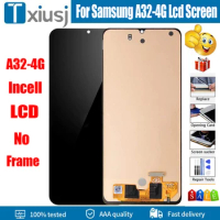 AAA+quality For Samsung Galaxy A32 4G LCD For Samsung A325 A325F SM-A325F/DS LCD Display Frame Touch Digitizer Screen A325 LCD