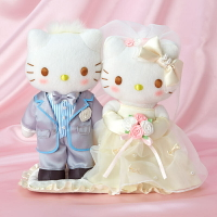 【震撼精品百貨】Hello Kitty 凱蒂貓 HELLO KITTY幸福結婚組絨毛娃娃 震撼日式精品百貨