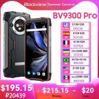 [World Premiere] Blackview BV9300 PRO Rugged Smartphone Helio G99 Android 13 Mobile Phone 8GB 12GB RAM, Dual Display Cellphones