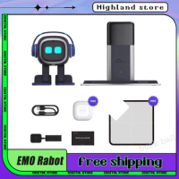 Emo Robot AI Intelligent Emotional Robots Emopet Voice Interaction With Accompanies Desktop Electronic Pet Kids Electronic Toys