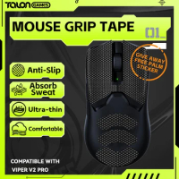TALONGAMES Mouse Grip Tape for Razer Viper V2 Pro, Viper Ultimate, Viper Mini, Palm Sweat Absorption Anti Slip,Easy to Apply