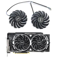 95MM 4PIN DC 12V 0.4A PLD10010S12HH RX 590 580 GPU fan for MSI Radeon Rx590 580 570 Armor OC graphics card cooling