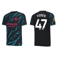 Manchester City Jersey, Greek Style, For Players, Featuring Foden, Bernardo, De Bruyne, Alvarez And 