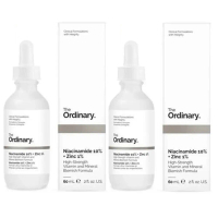 The Ordinary 維生素B3菸鹼醯胺10％加鋅1％精華液60mlx2入組 國際航空版