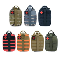 First Aid Bag Tactical Medical Pouch EMT Emergency Rip-Away Survival Hunting Outdoor Box IFAK Pouch Nylon Bag Camping Package