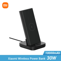 Xiaomi Wireless Power bank 30W 10000mAh WPB25ZM Type C Mi Powerbank 10000 Qi Fast Wireless Charger Portable Charging Poverbank