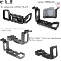 Quick Release L Plate Baseplate for Sony A7M4 A7R4 A7M3 A7R3 A9 A73 / A6400 Tripod Ball Mount Camera Vertical Bracket Hand Grip