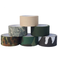 5M/10M Multi-functional Camo Tape Self-adhesive Camouflage Hunting Paintball Airsoft Rifle Waterproof Non-Slip Stealth Tape