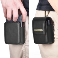 For Samsung Galaxy Z Flip 5/Flip 4 Flip 3/Flip 2 5G Belt Clip Holster Case Cover Leather Waist Bag For Motorola Razr 40/40ultra
