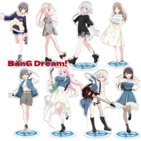 15CM BanG Dream! Stands Model Anime Figures Afterglow Cosplay Acrylic Sweet Maiden Band Desk Decor Standing Sign Fans Gifts