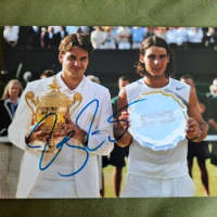 Roger Federer Autographed Signed Collection 5*7 2023
