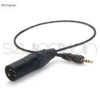 3.5mm TRS Audio Plug to XLR3 pin Suitable for SONY D11/D21/V1/D16 Bee Receiver Audio Cable