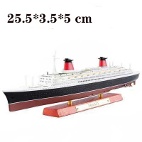 1:1250 RMS Titanic lusitania mauretania normandie britannio France tàu du lịch mô hình Atlas Diecast