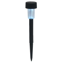 【月陽】黑色小鋼釘太陽能自動光控LED庭園燈草坪燈插地燈(5016B)