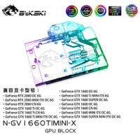 Bykski N-GV1660TIMINI-X Full Coverage GPU Water Block For Gigabyte RTX1660TI MINI ITX OC/2060 Windforce Graphics Card 12V/5V