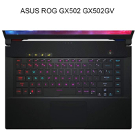 OVY Keyboard Covers for ASUS ROG GX502 GX502GW GX502GV Zephyrus S15 GX502L GX502LWS TPU clear anti d