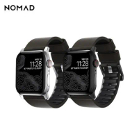 美國NOMAD Apple Watch專用職人防水機能皮革錶帶-49/45/44/42mm-棕