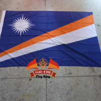 Marshall Islands national flag,100% polyster,120*180CM,Anti-UV,Digital Printing,flag king,Marshall Islands country banner