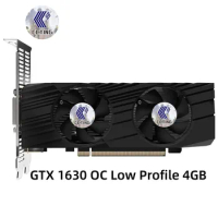 CCTING GeForce GTX 1630 OC Low Profile 4G GTX 1630 OC 4G GDDR6 64bit Can support AMD Intel Desktop CPU Motherboard