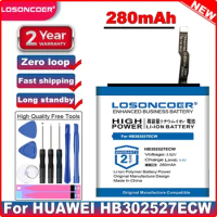 LOSONCOER 280mAh HB302527ECW Battery for Huawei Honor Watch Magic Smart Watch Good Quality Battery