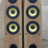 A-1390 HIFI 6.5 Inch Loudspeaker Speaker 3-Frequency Passive Floor Speaker HIVI Dual Bass K6.5+X1R Tweeter Unit 120W 5Ohm