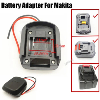 For Makita MT 18V Li-ion Battery Adapter DIY Battery Cable Connector Output Adapter BL1830 BL1840 BL1850 For Electric Drills