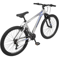 Youth/Adult Hardtail Mountain Bike, 26 Inch Wheels, 21-Speed Twist Shifters, 17-Inch Lightweight Aluminum Frame Cycling