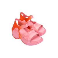 Melissa Edge Ad SS26 37804BT1900 Sandal Wanita - Pink/Orange 37
